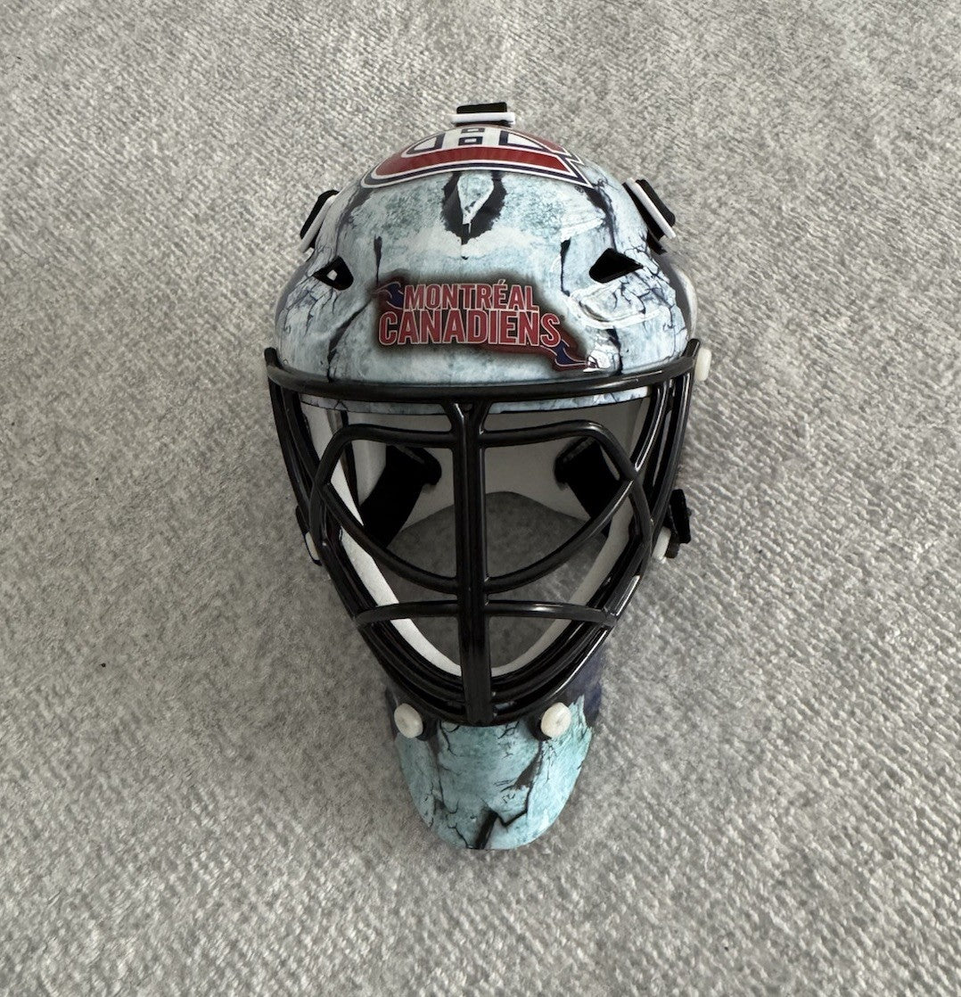 Sam Montembeault Signed Mini Goalie Mask PSA/DNA COA Autographed Canadiens
