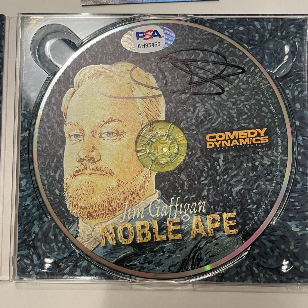 Jim Gaffigan Signed Noble Ape CD PSA/DNA COA Autographed Comedy Album