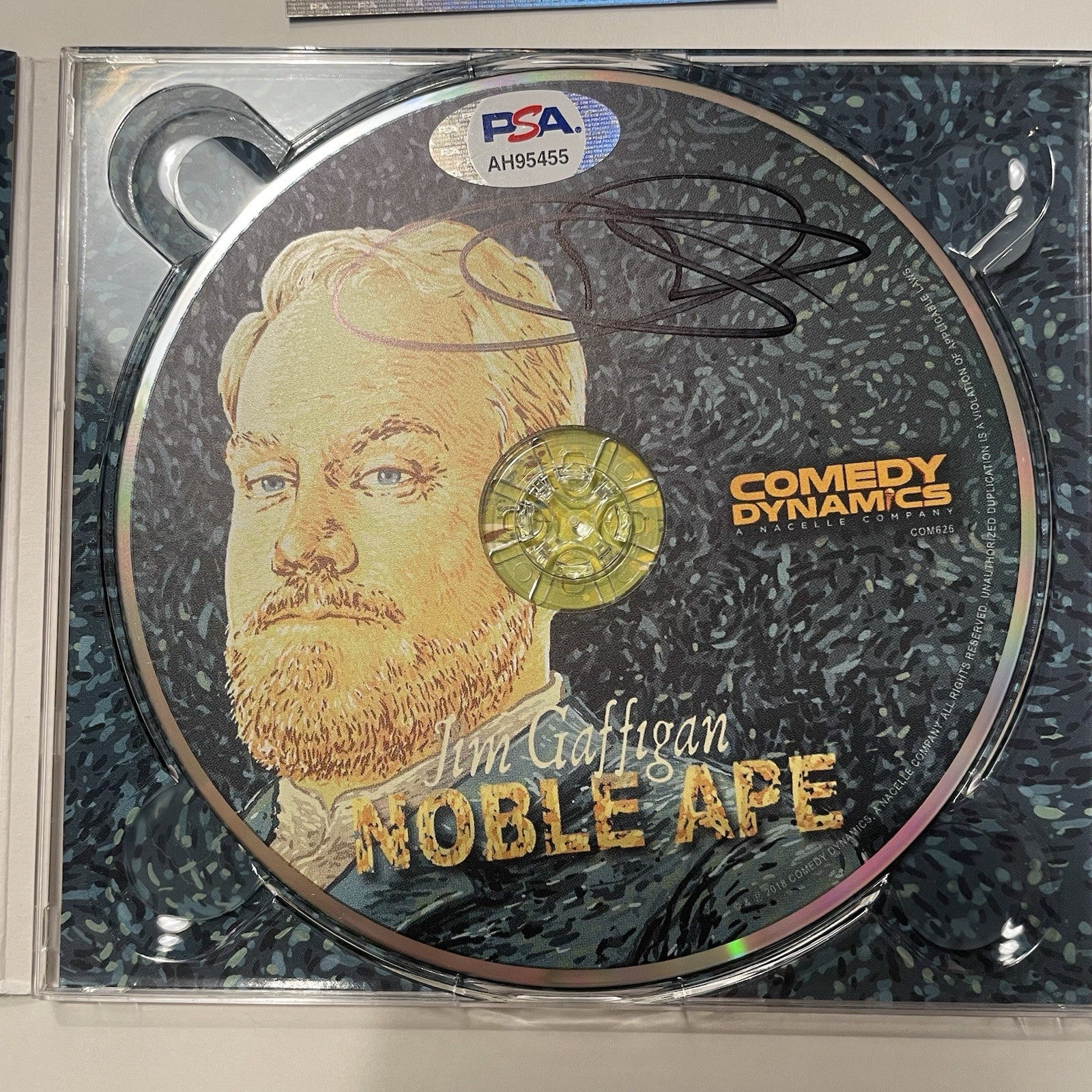 Jim Gaffigan Signed Noble Ape CD PSA/DNA COA Autographed Comedy Album