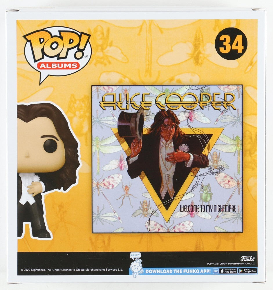 Alice Cooper Signed Welcome To My Nightmare Funko Pop! Beckett BAS Autographed