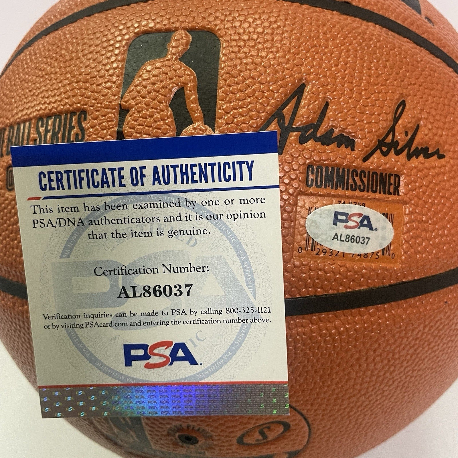 Joe Lacob signed NBA Spalding Basketball PSA/DNA Finals Golden State Warriors
