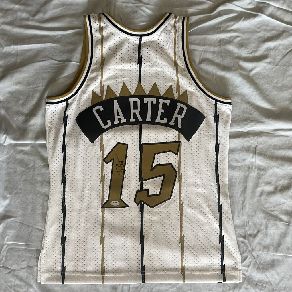 Vince Carter Signed Jersey PSA/DNA Autographed Toronto Raptors HOF