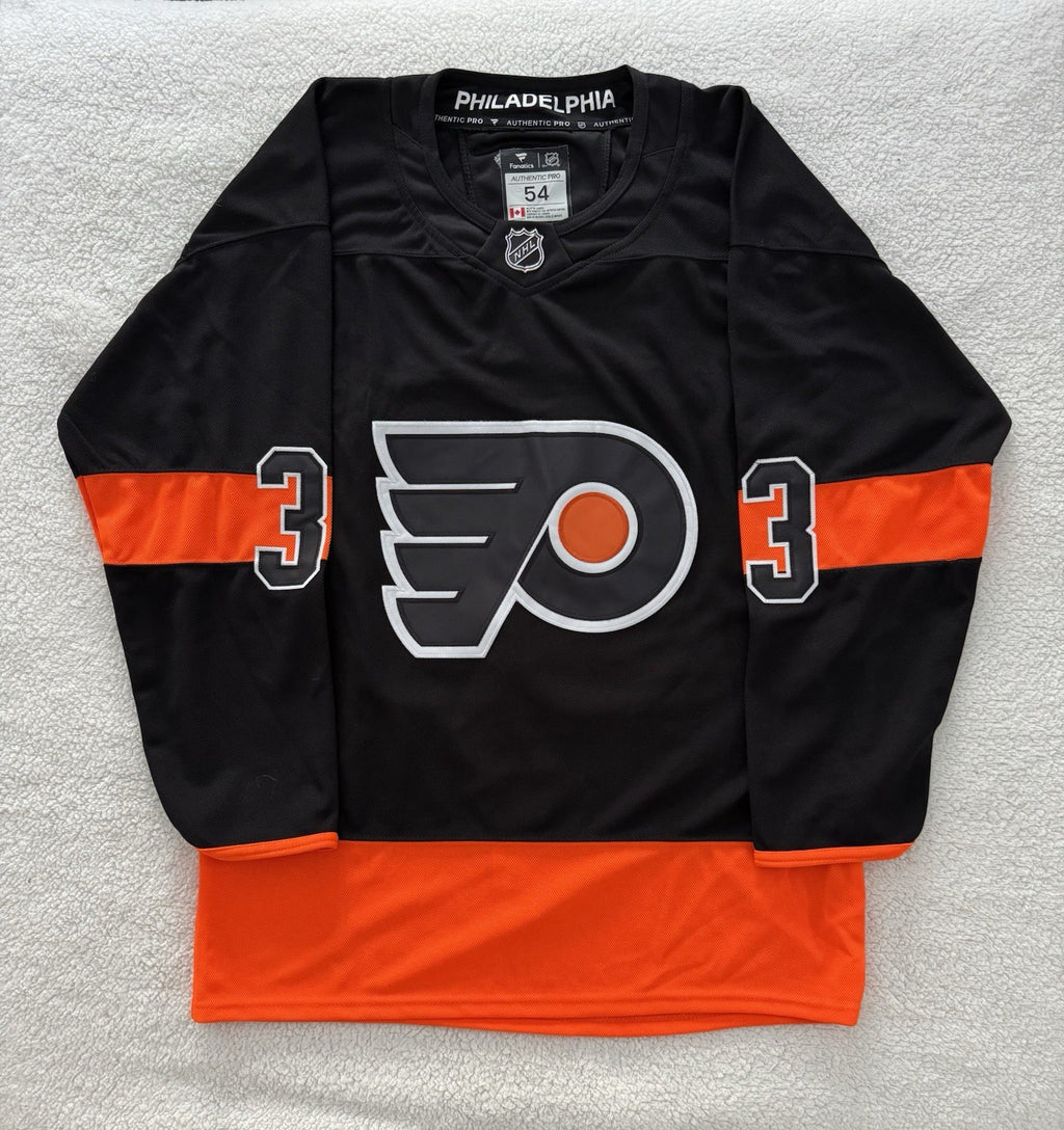 Samuel Ersson Signed Jersey PSA/DNA Autographed Philadelphia Flyers