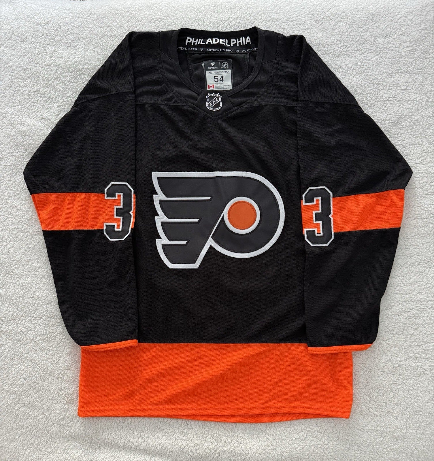 Samuel Ersson Signed Jersey PSA/DNA Autographed Philadelphia Flyers