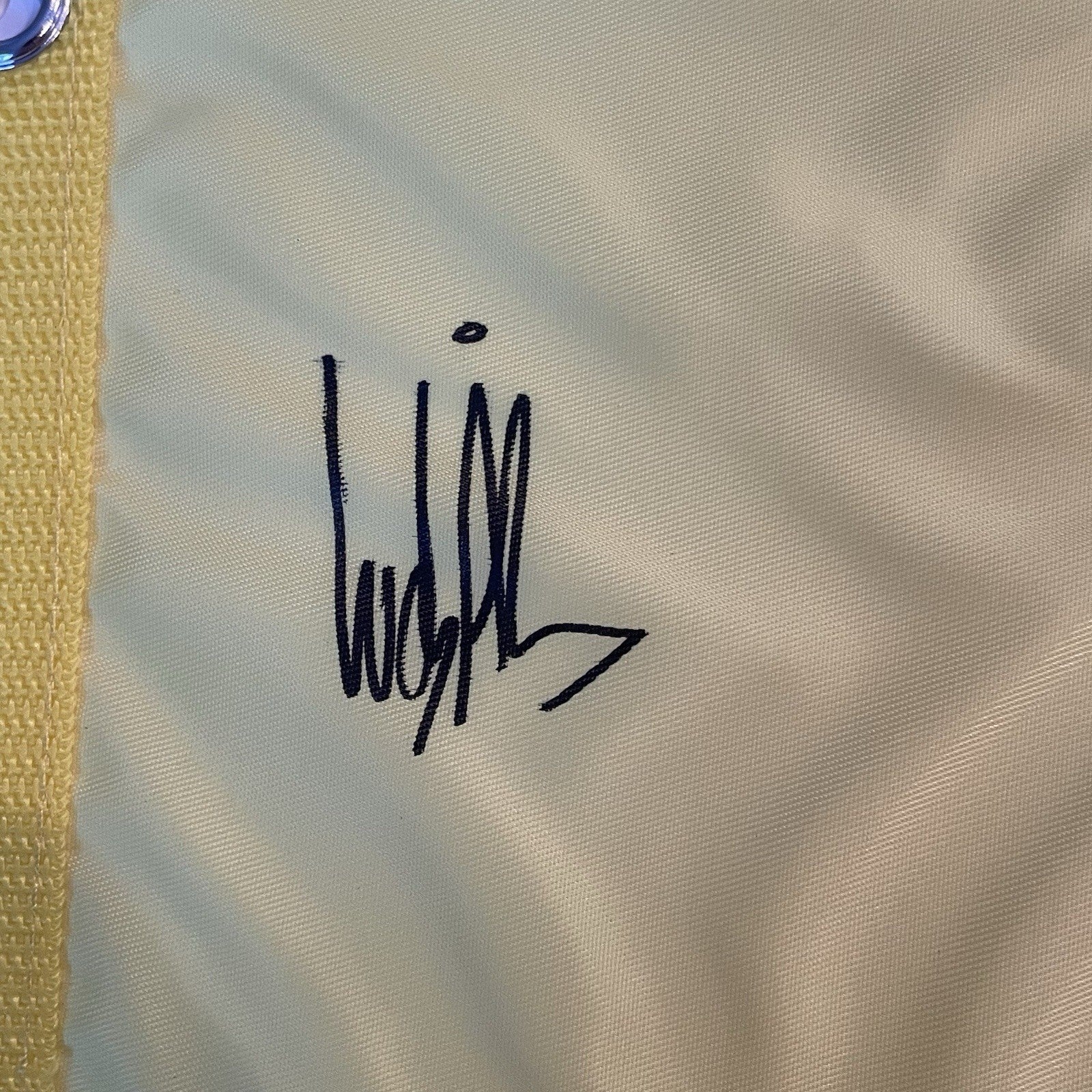 Ludvig Åberg Signed Memorial Tournament Pin Flag JSA Autographed Aberg
