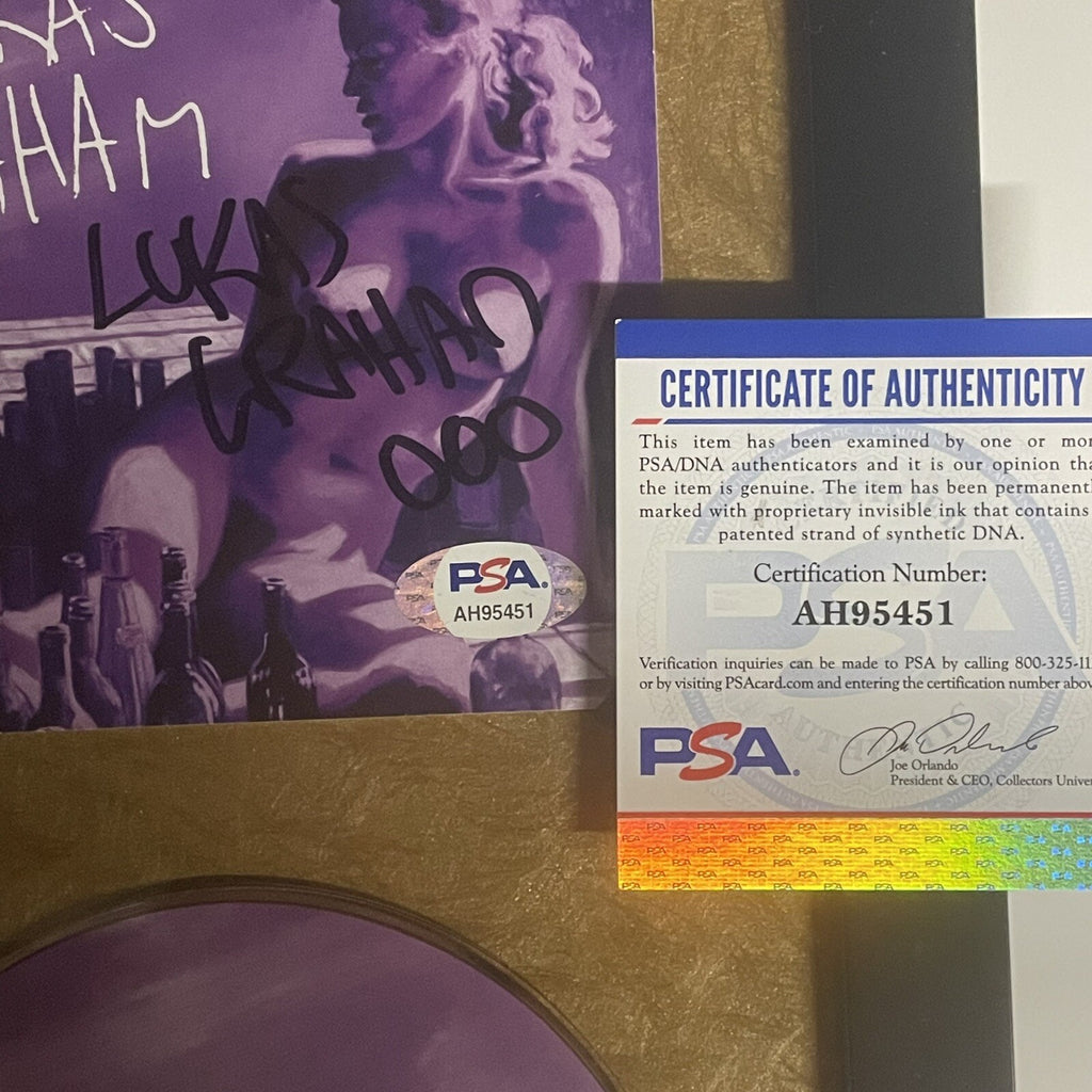 Lukas Graham Signed 3 (The Purple Album) Framed CD PSA/DNA COA Autographed Album