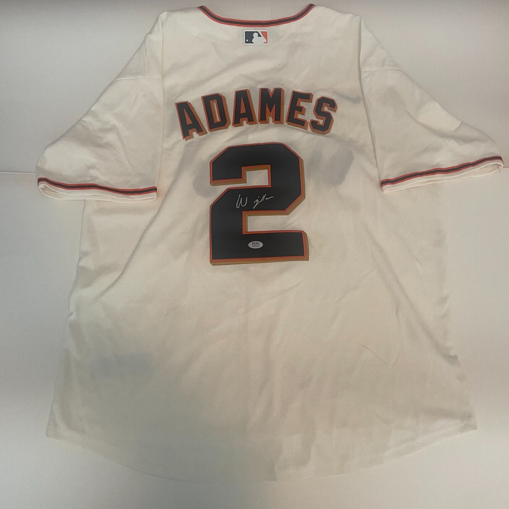 Willy Adames Signed Jersey PSA/DNA San Francisco Giants Autographed SF