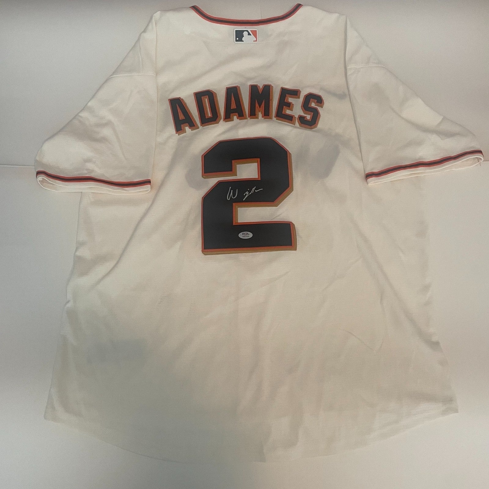 Willy Adames Signed Jersey PSA/DNA San Francisco Giants Autographed SF