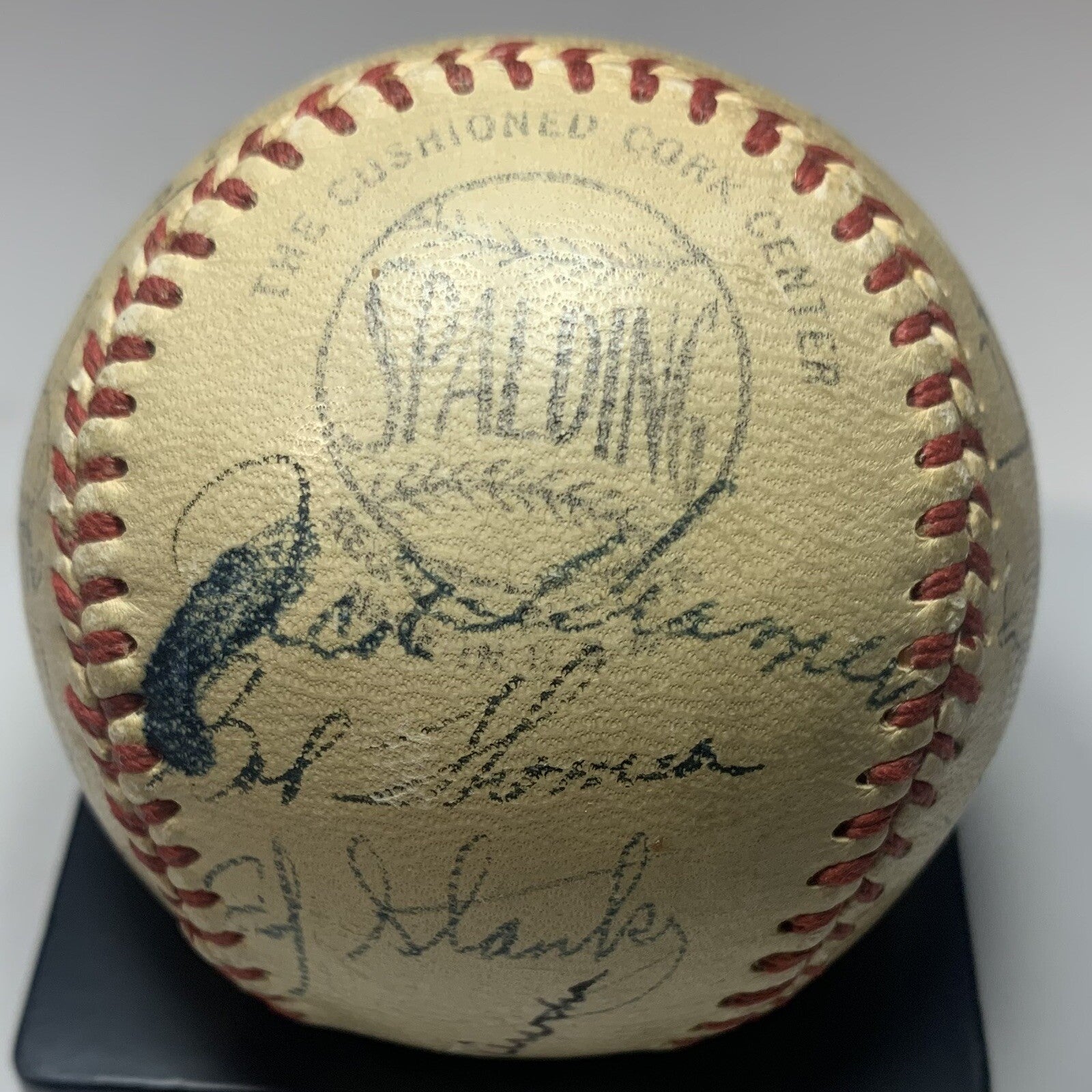 1950 New York Giants Team Signed Baseball PSA/DNA Autographed 27 Sigs with Mays