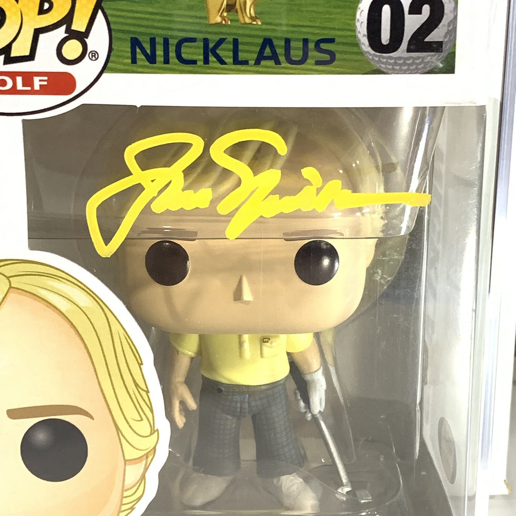 Jack Nicklaus Signed Funko POP! PSA/DNA Letter Encapsulated Autographed Golf