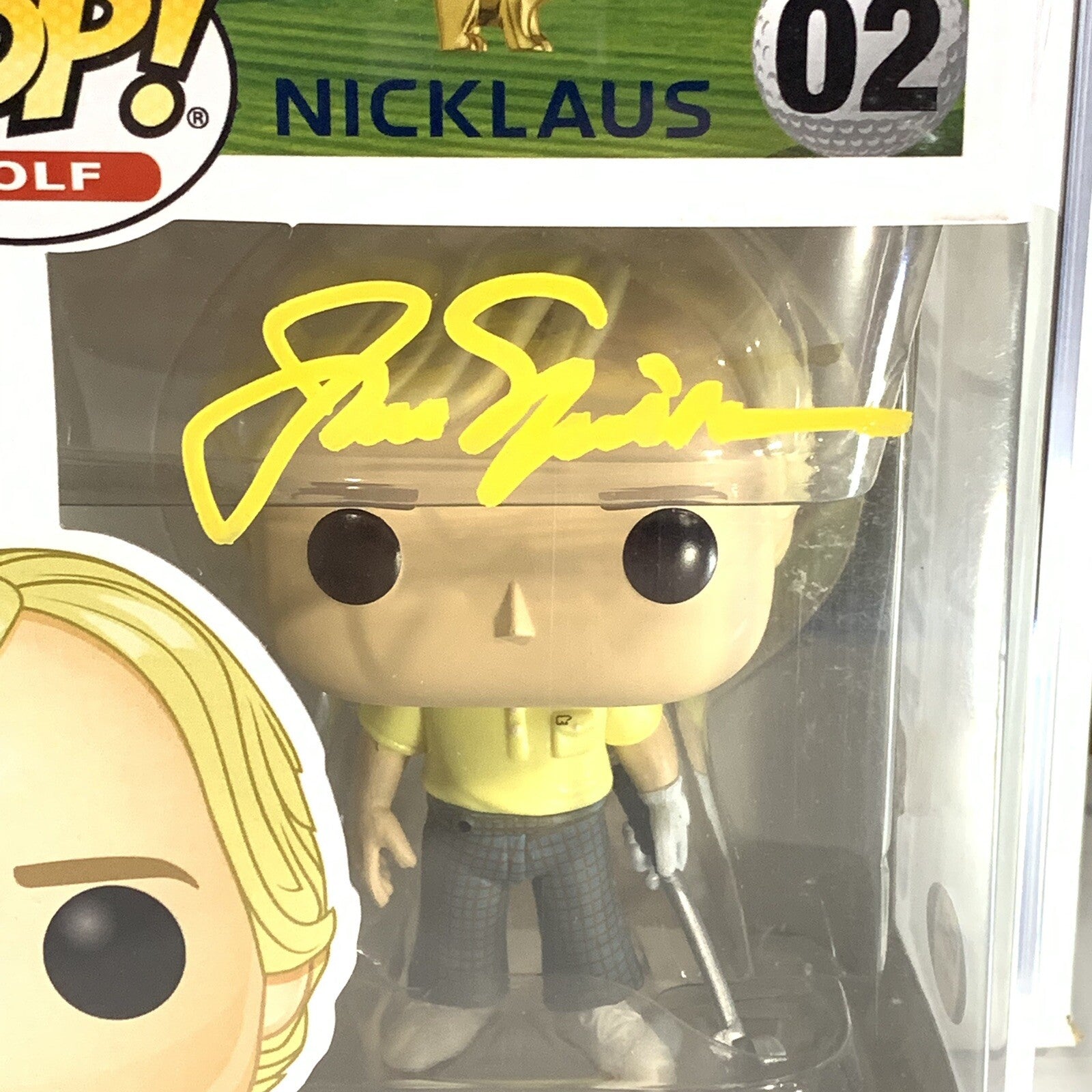 Jack Nicklaus Signed Funko POP! PSA/DNA Letter Encapsulated Autographed Golf