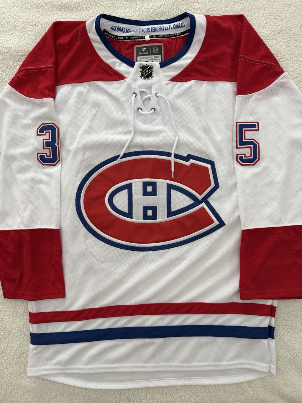 Samuel Montembeault Signed Jersey PSA/DNA Autographed Montreal Canadiens