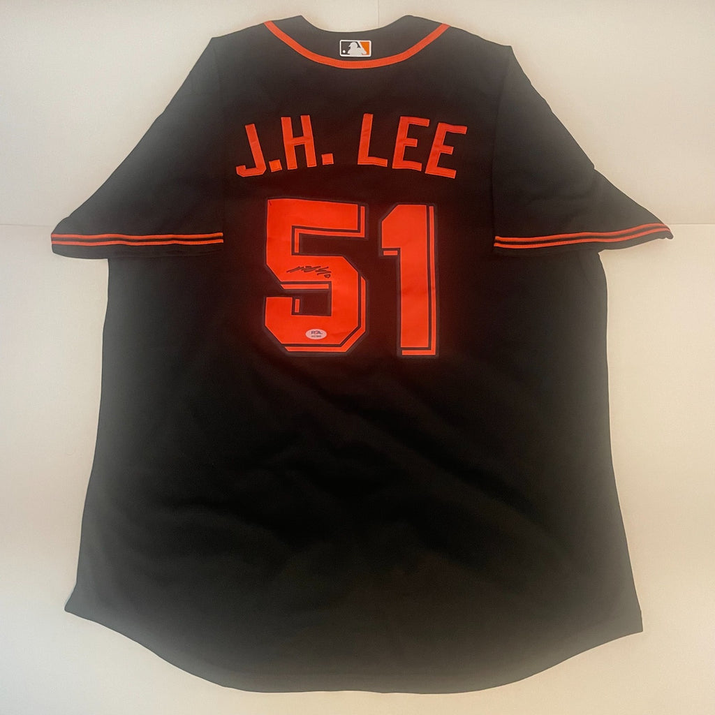 Jung Hoo JH Lee Signed Jersey PSA/DNA San Francisco Giants Autographed SF