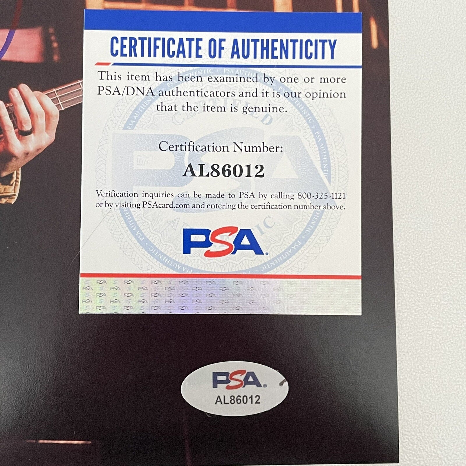 Jay Demarcus Signed Rascal Flatts 8x10 Photo PSA/DNA COA Autographed Bassist