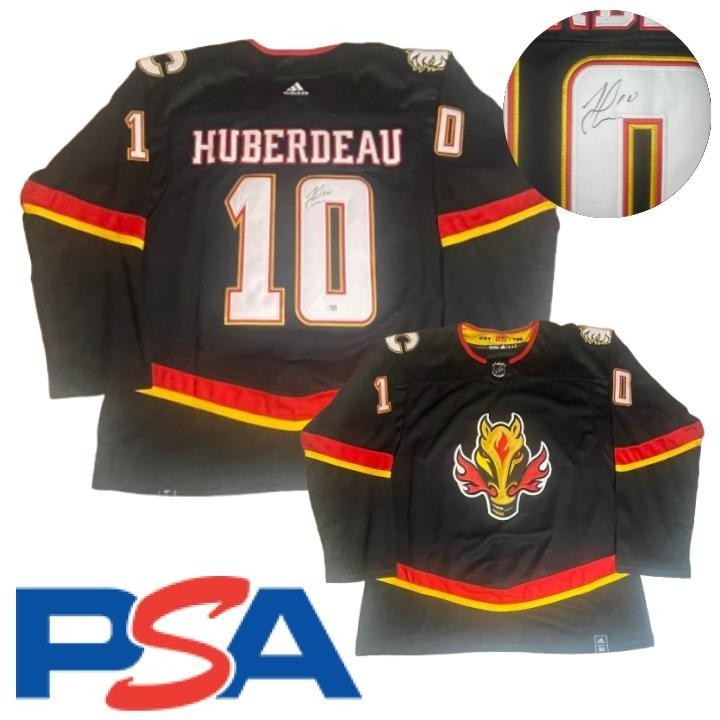 Jonathan Huberdeau Signed Jersey PSA/DNA Autographed Calgary Flames