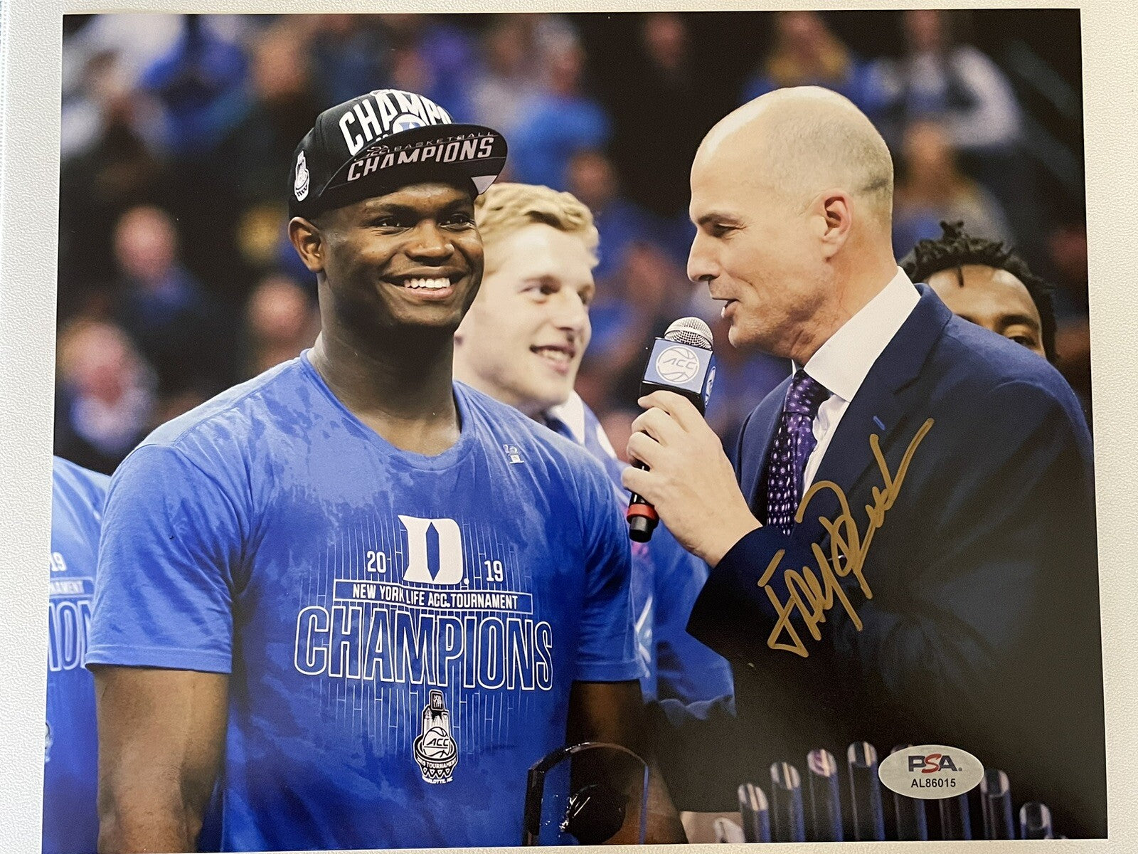 Jay Bilas Signed 8x10 Photo PSA/DNA Autographed Duke Reporter Analyst
