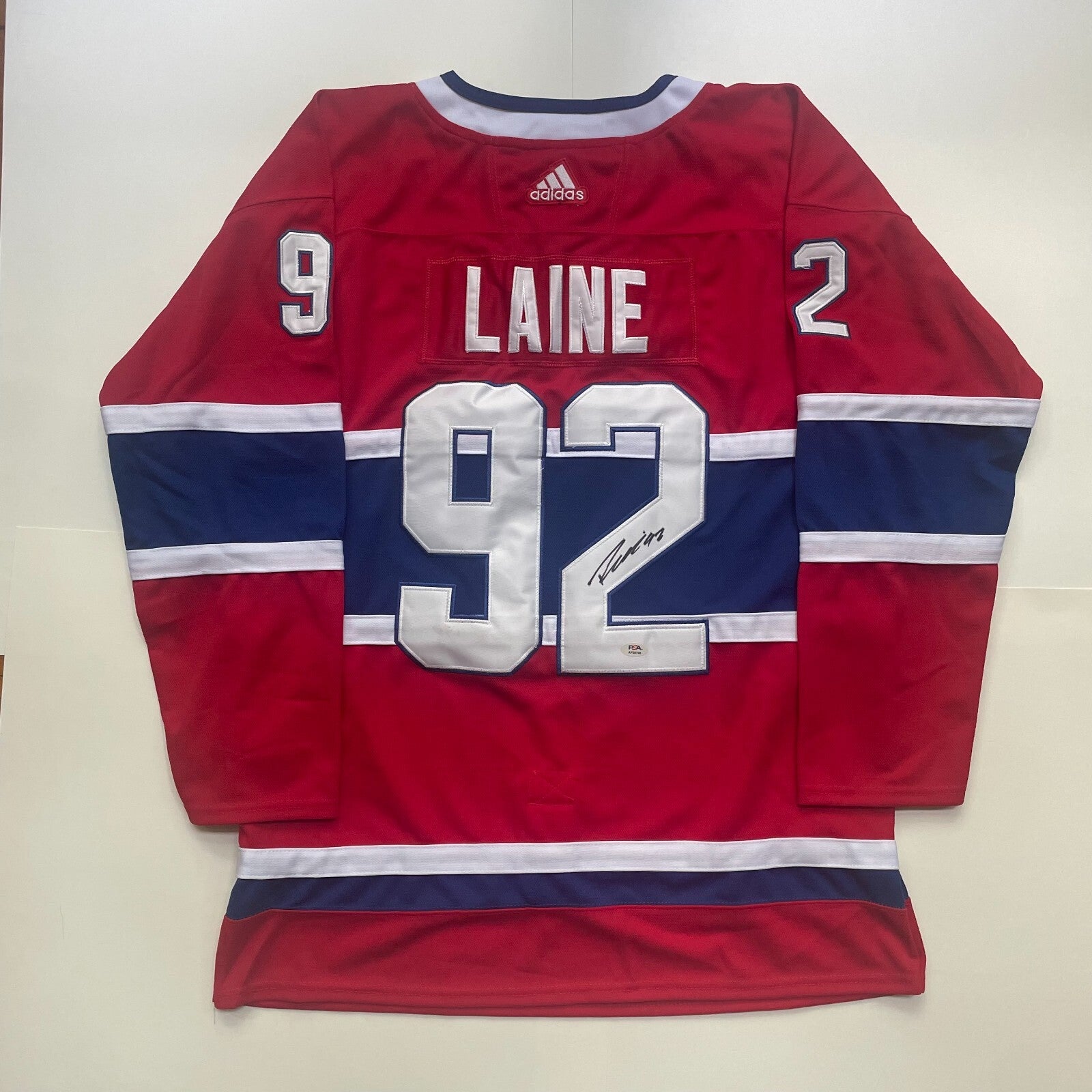 Patrik Laine Signed Jersey PSA/DNA Autographed Montreal Canadiens