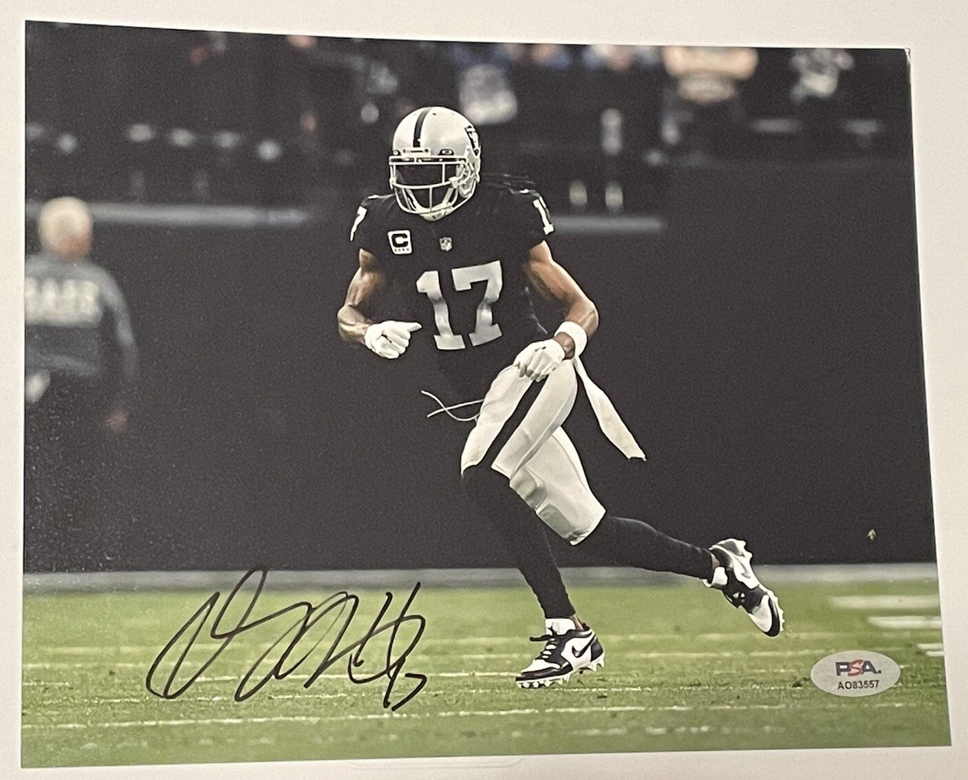 Davante Adams Signed 8x10 Photo PSA/DNA Autographed Las Vegas Raiders