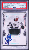 Quinton Byfield Signed 2021 UD Ultimate Collection PSA Patch Auto Rookie RC RPA
