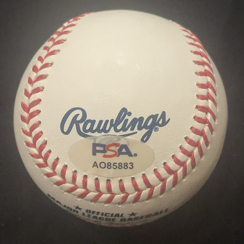 Larry Baer Signed Baseball PSA/DNA Autographed SF Giants 2 Inscriptions