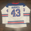 Luke Hughes Signed Jersey PSA/DNA Autographed Team USA Rare