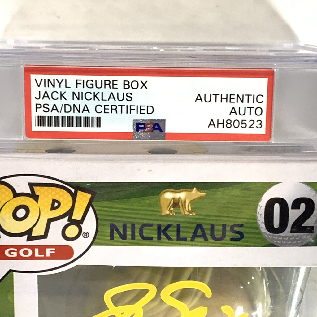 Jack Nicklaus Signed Funko POP! PSA/DNA Letter Encapsulated Autographed Golf