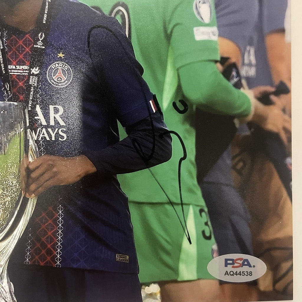 Desire Doue Ousmane Dembele Signed 8x10 Photo PSA/DNA Autographed France PSG