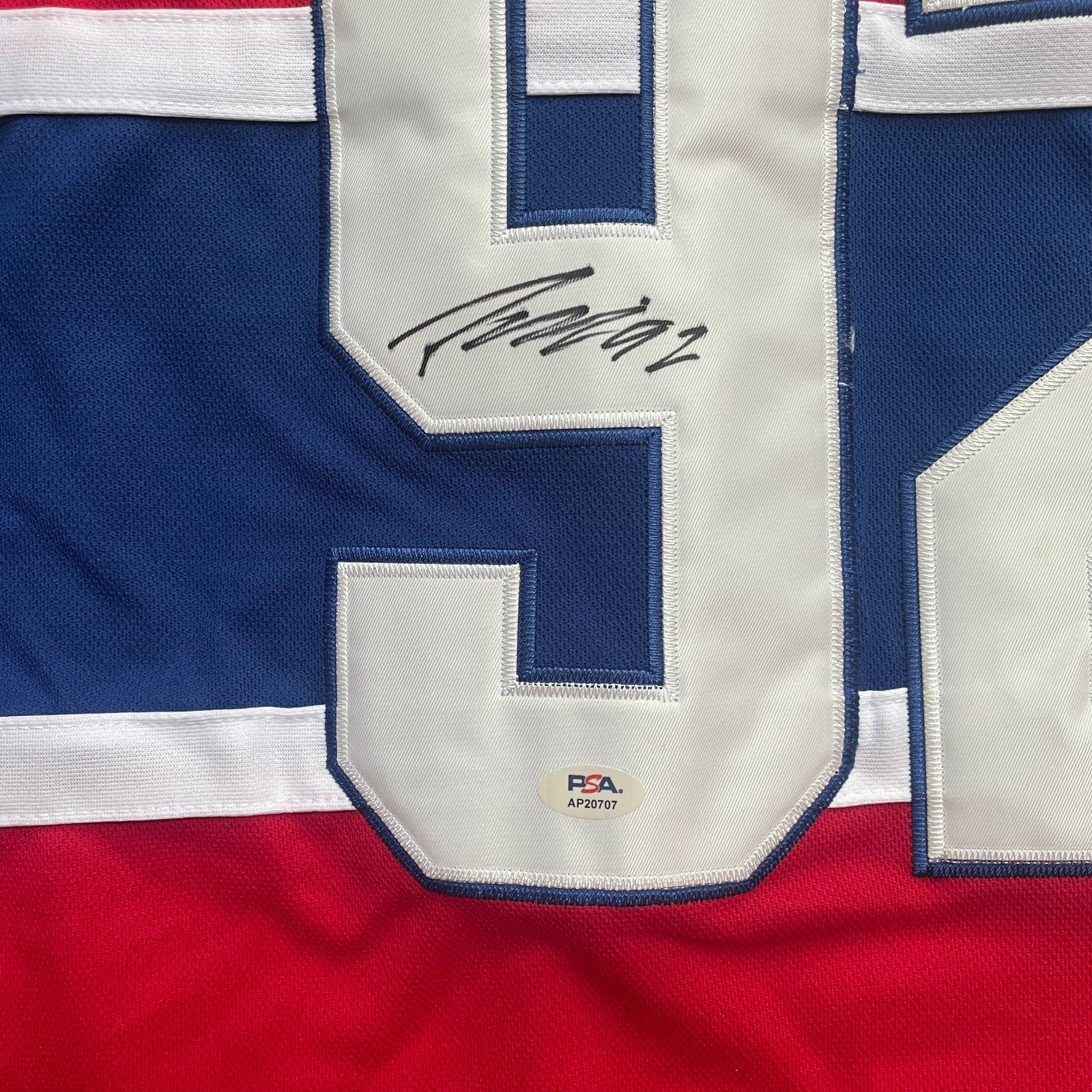 Patrik Laine Signed Jersey PSA/DNA Autographed Montreal Canadiens