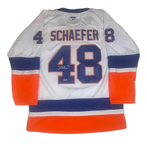 Matthew Schaefer Signed Jersey PSA/DNA Autographed New York Islanders