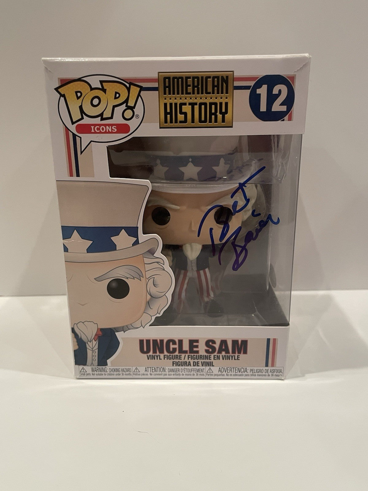 Bret Baier Signed Funko POP JSA COA Autographed Uncle Sam #12 Exclusive Fox News