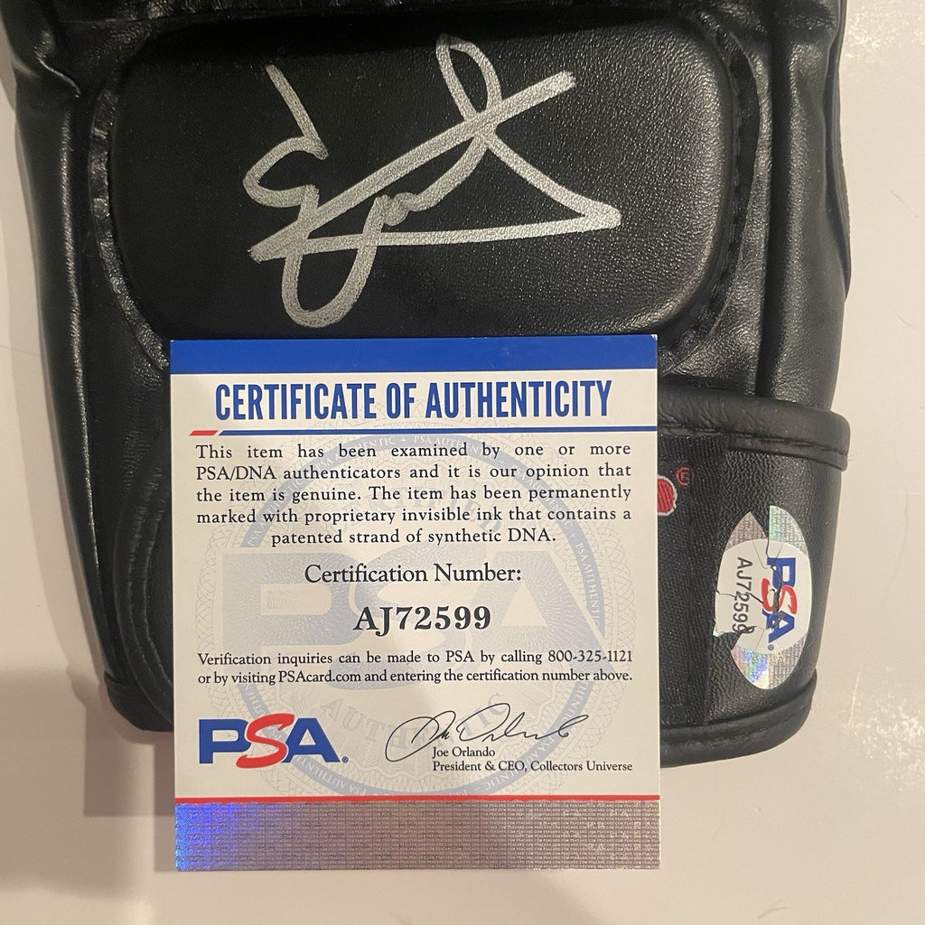Edmen Shahbazyan Signed UFC Fight Glove PSA/DNA Autographed The Golden Boy RARE