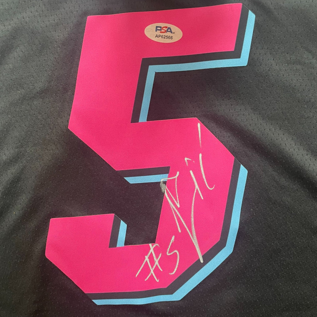 Nikola Jovic Signed Jersey PSA/DNA Autographed Miami Heat