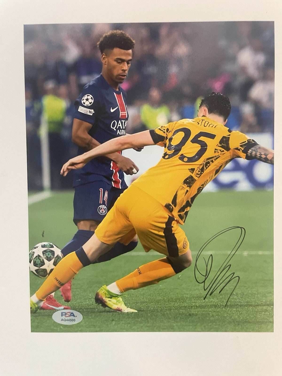 Desire Doue Signed 8x10 Photo PSA/DNA Autographed France PSG Désiré Doué
