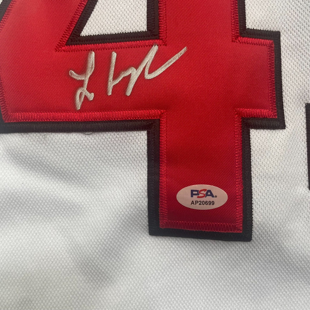 Luke Hughes Signed Jersey PSA/DNA Autographed New Jersey Devils