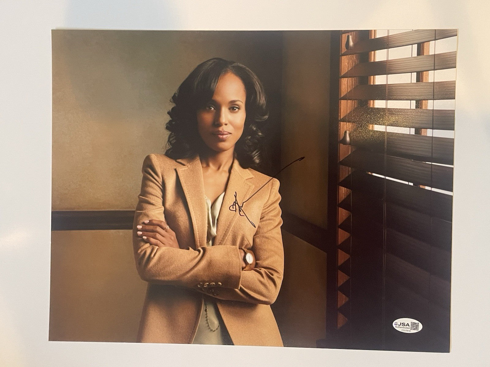 Kerry Washington Signed 11x14 Photo JSA COA Autographed Scandal Olivia Pope
