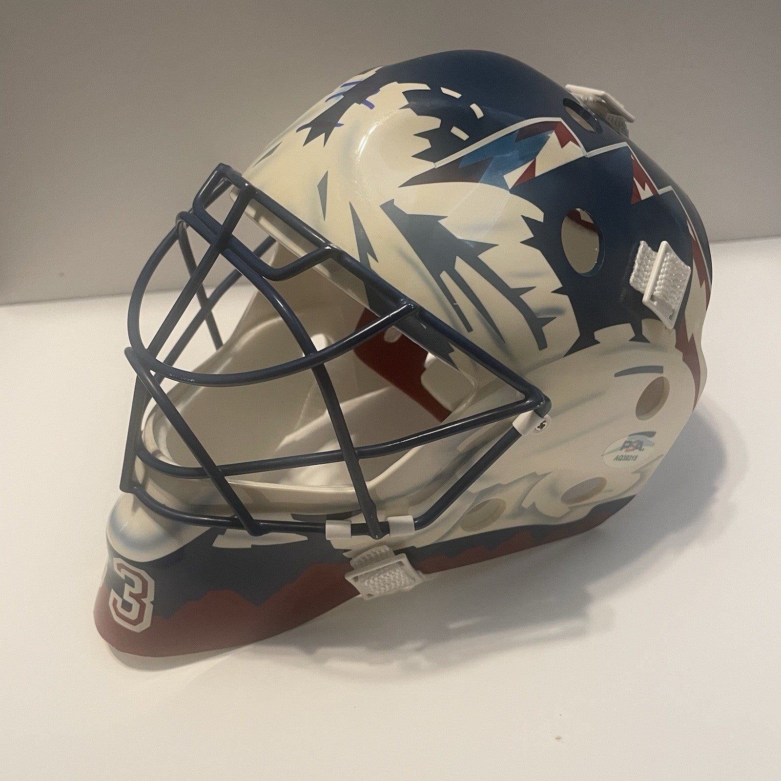 Patrick Roy Signed 1996 EA Mini Goalie Mask PSA/DNA COA Autographed Avalanche
