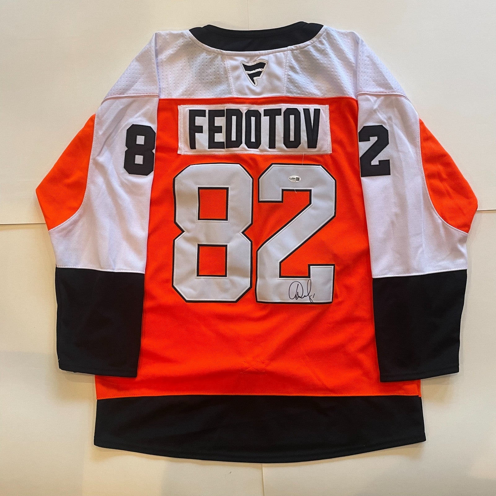 Ivan Fedotov Signed Jersey JSA COA Philadelphia Flyers Autographed Stained