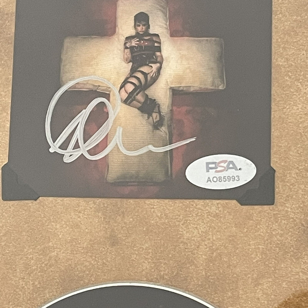 Demi Lovato Signed Holy Fvck Framed CD PSA/DNA COA Autographed Album