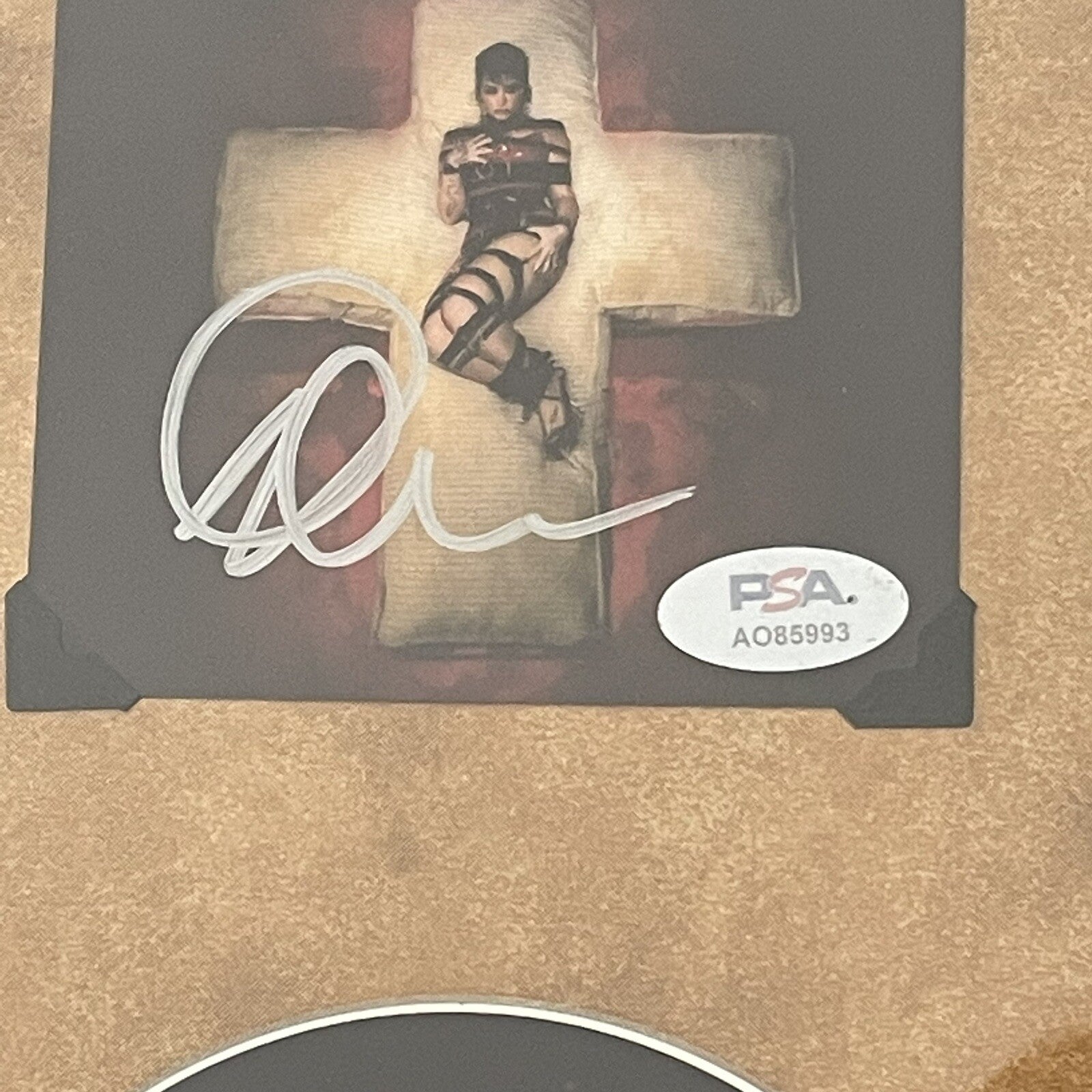 Demi Lovato Signed Holy Fvck Framed CD PSA/DNA COA Autographed Album