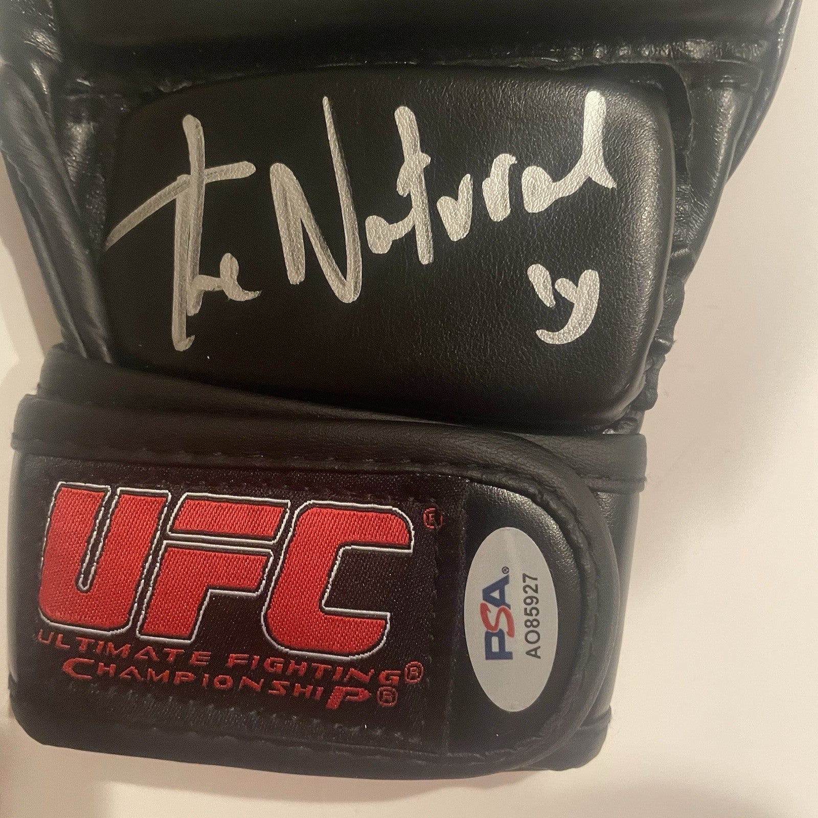 Caio Borralho Signed UFC Fight Glove PSA/DNA Autographed The Natural