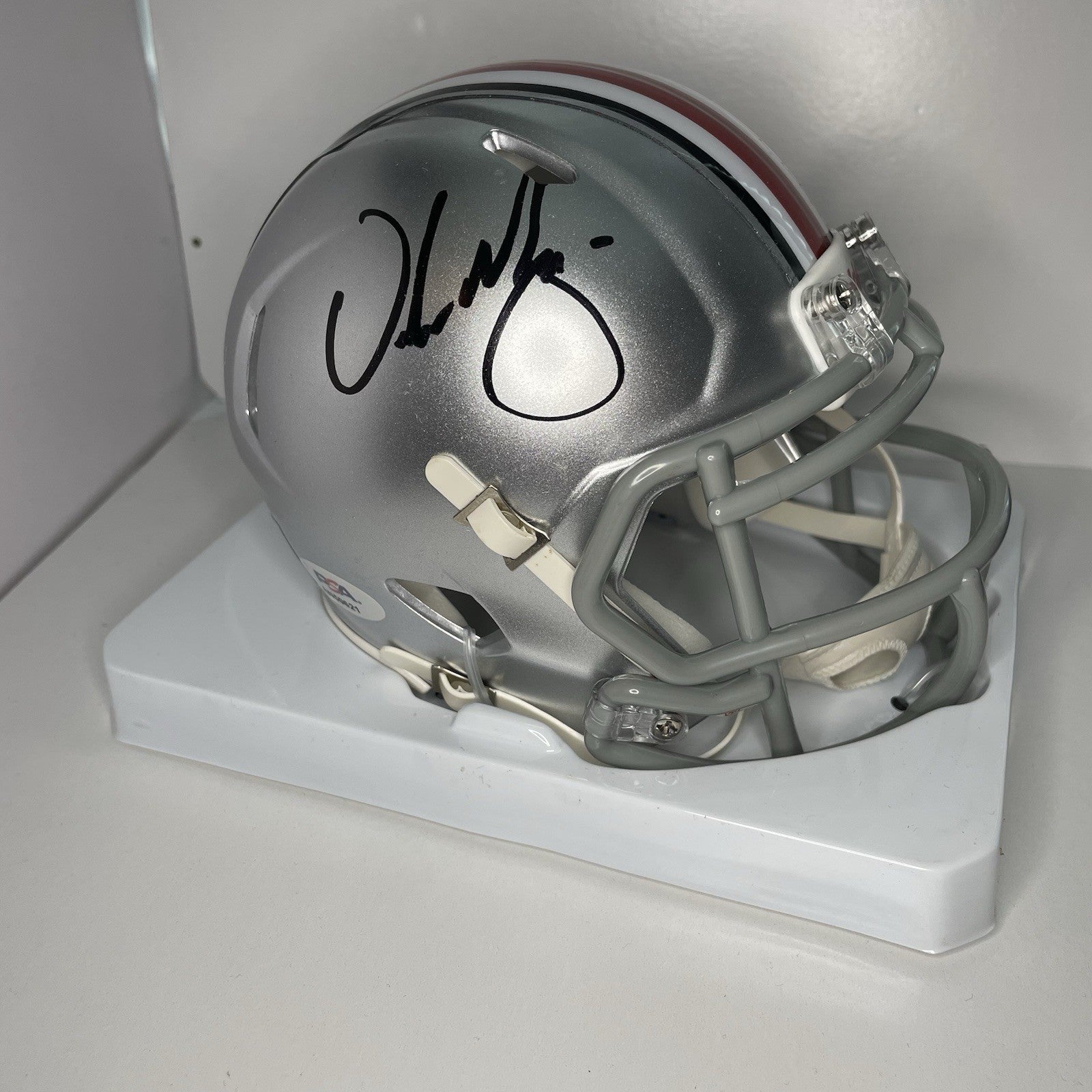 Urban Meyer Signed Ohio State Mini Helmet PSA/DNA Autographed OSU