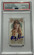 Alyssa Nakken Signed 2021 Allen & Ginter A&G Mini RC PSA/DNA Giants Autographed