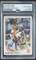 Buster Posey Signed 2013 Topps #US73 Update Series PSA/DNA Autographed HOF SF