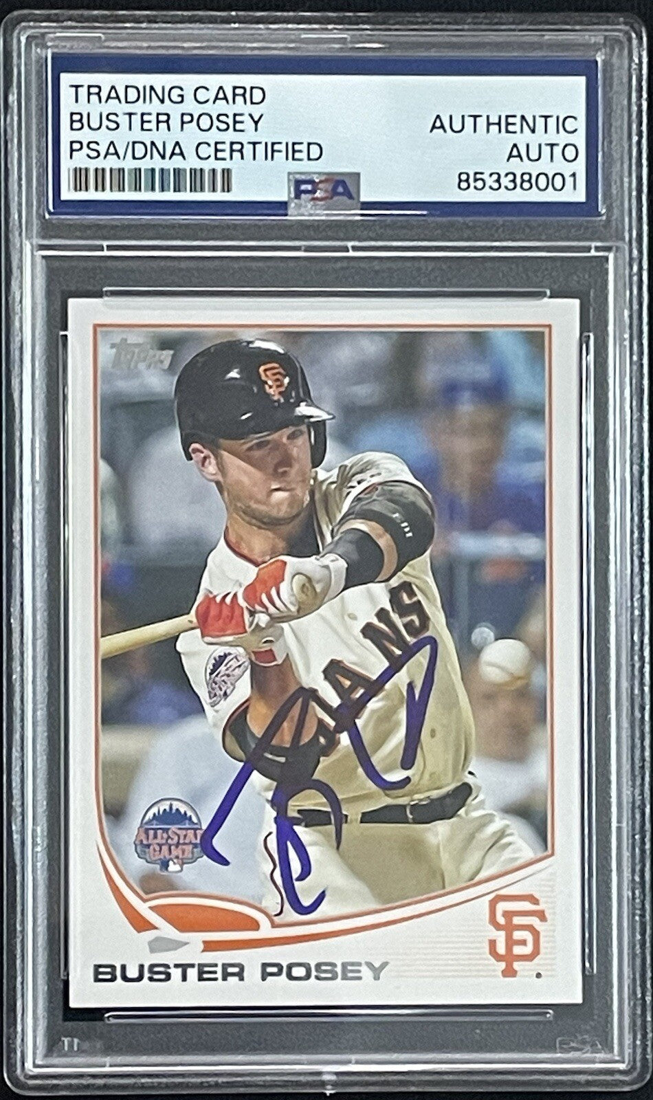 Buster Posey Signed 2013 Topps #US73 Update Series PSA/DNA Autographed HOF SF