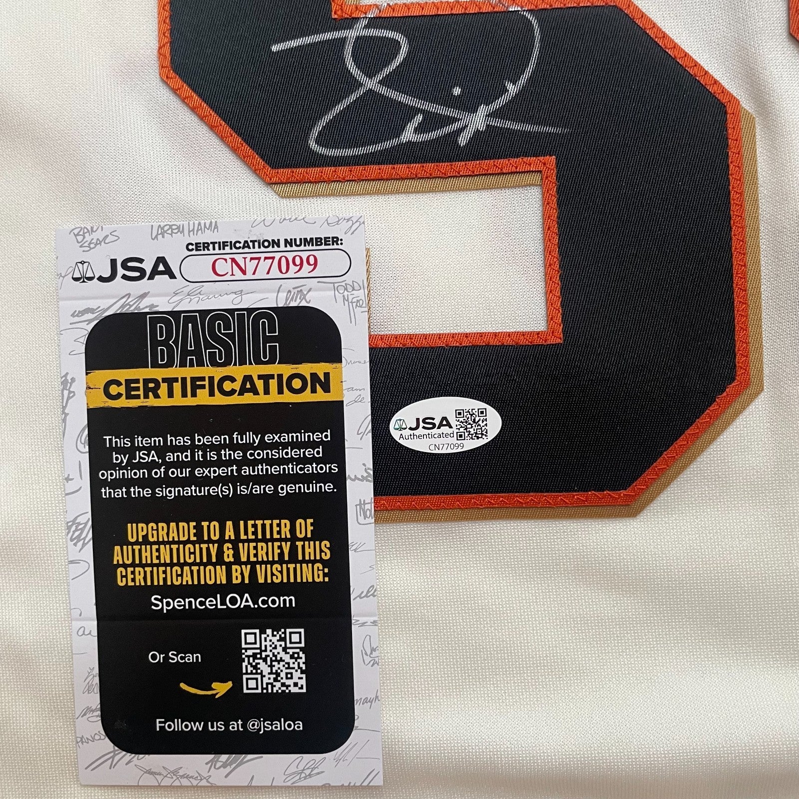 Tim Lincecum Signed Jersey JSA COA "The Freak" San Francisco Giants Autographed