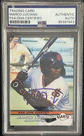 Marco Luciano Signed Choice 2021 Card PRC PSA/DNA Autographed SF Giants