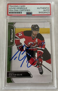 Adam Henrique Signed 2016-17 Upper Deck Parkhurst #189 PSA/DNA Autographed