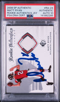 Matt Ryan Signed 2008 SP Authentic Rookie Jersey PSA Auto 10 #RA-24 RPA Patch