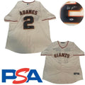 Willy Adames Signed Jersey PSA/DNA San Francisco Giants Autographed SF