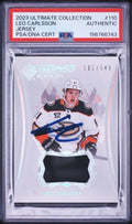 Leo Carlsson Signed 2023 UD UC Ultimate Rookies PSA Patch Auto Rookie RPA #110